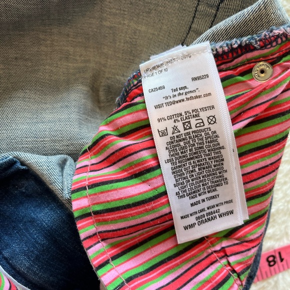 Ted Baker Magolo Raw Hem Skinny Jeans sz 30 - Picture 7 of 11